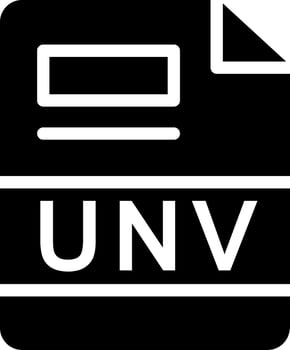 UNV Creative Icon Design vector
