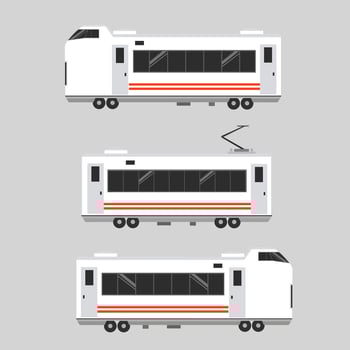 Electric Train vector