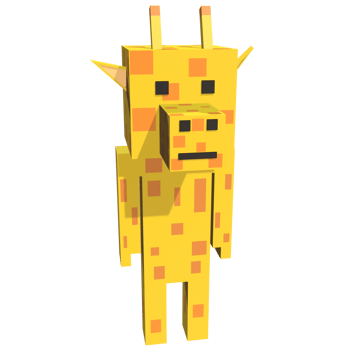 3D Graffe Character png