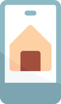 Mobile App Creative Icon Design vector