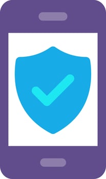 Phone Insurance Creative Icon Design vector