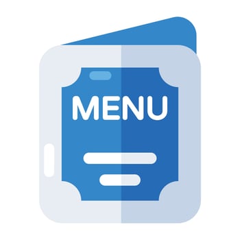 Premium download icon of food menu vector