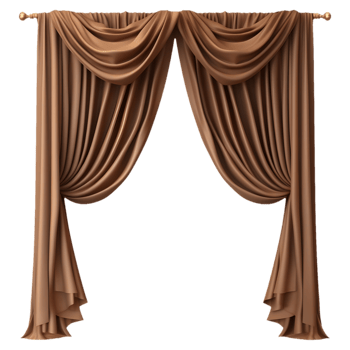 AI generated Beautiful Wall Curtains on Transparent background - Ai Generated png