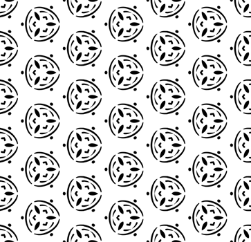 Black seamless abstract pattern. Overlay for background and backdrop. Ornamental design. PNG graphic illustration with transparent background.