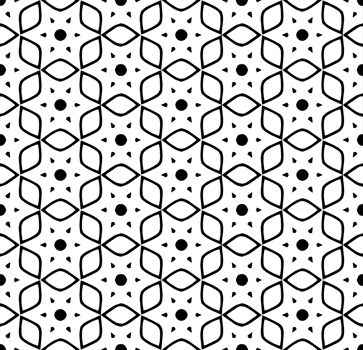 Black seamless abstract pattern. Overlay for background and backdrop. Ornamental design. PNG graphic illustration with transparent background.
