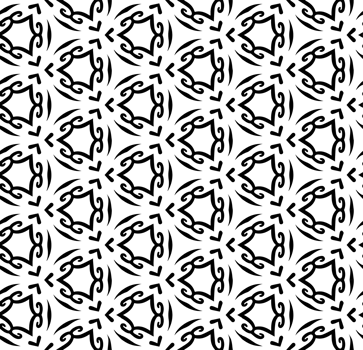 Black seamless abstract pattern. Overlay for background and backdrop. Ornamental design. PNG graphic illustration with transparent background.