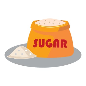 SUGAR icon logo vector design template