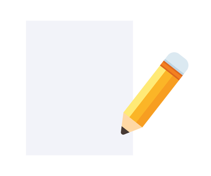 simple document icon. paper sheet and pencil png