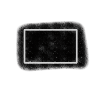 Black Grunge Brush Banner png
