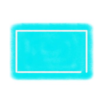 Cyan Grunge Brush Banner png