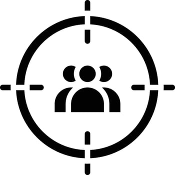 User Target Vector Icon