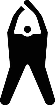 Person Exercising Vector Icon