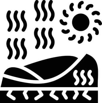 Desert Heat Vector Icon