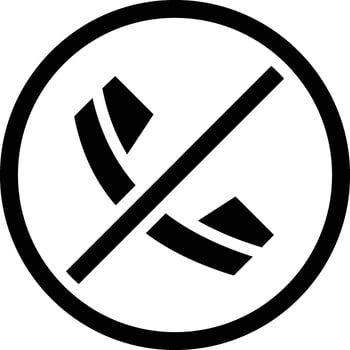 No Phone Vector Icon