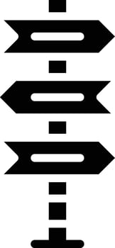 Direction Sign Vector Icon