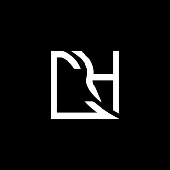 CH letter logo vector design, CH simple and modern logo. CH luxurious alphabet design