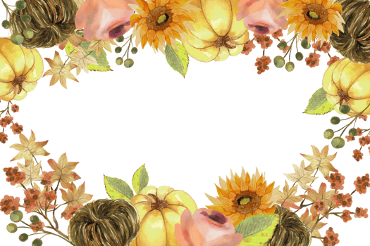 Elegant branches of dried flowers, leaves, herbs, seasonal branch meadow grasses and ferns frame border banner png