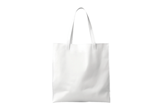 AI generated Blank Tote Bag Mockup on transparent background. png
