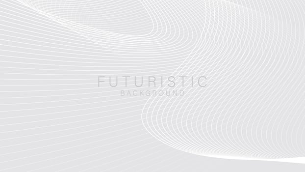 White Futuristic abstract background with lines Texture pattern. Suitable for banners, wallpapers, presentations, posters. Vector illustration