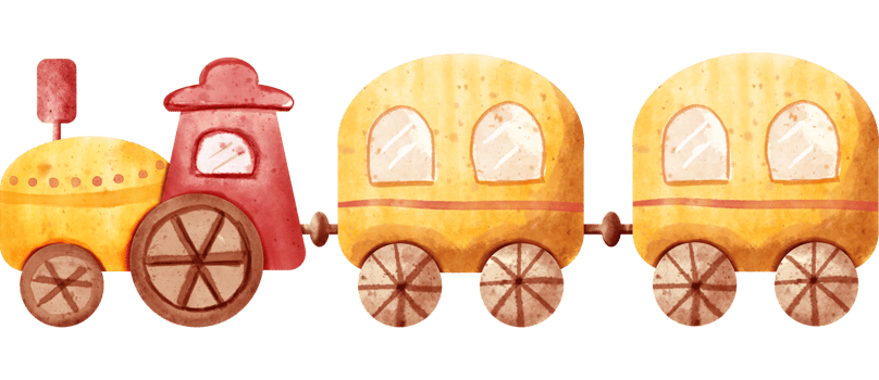 watercolor train clip art png