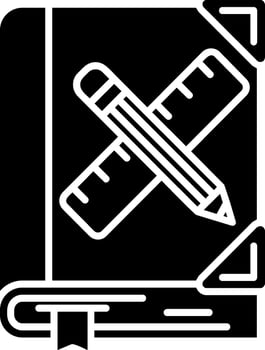 Art book Glyph Icon vector