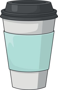 coffee cup illustration vector
