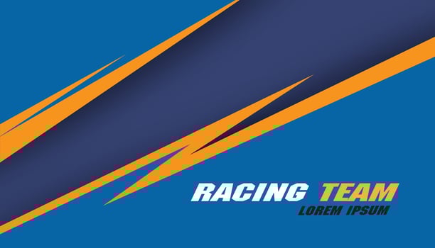 Abstract racing concept background design template vector