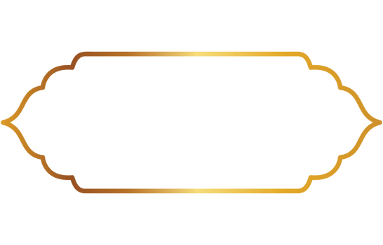 Vintage frame with round corners. Golden border for brand name tags. png