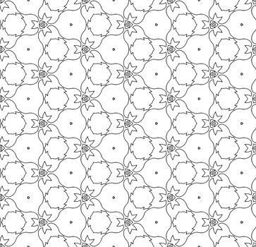 Black seamless abstract pattern. Overlay for background and backdrop. Ornamental design. PNG graphic illustration with transparent background.