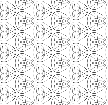 Black seamless abstract pattern. Overlay for background and backdrop. Ornamental design. PNG graphic illustration with transparent background.