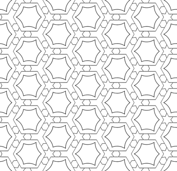 Black seamless abstract pattern. Overlay for background and backdrop. Ornamental design. PNG graphic illustration with transparent background.