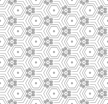 Black seamless abstract pattern. Overlay for background and backdrop. Ornamental design. PNG graphic illustration with transparent background.
