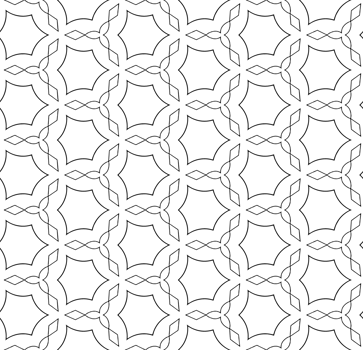Black seamless abstract pattern. Overlay for background and backdrop. Ornamental design. PNG graphic illustration with transparent background.