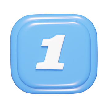 Top icon 3d render png