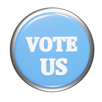 Vote icon 3d render png