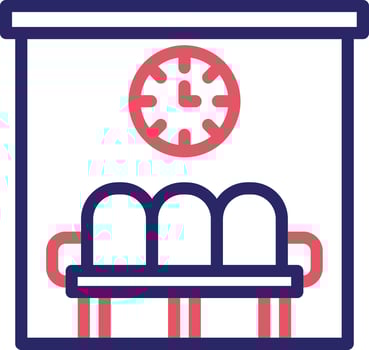 Waiting Room Vector Icon