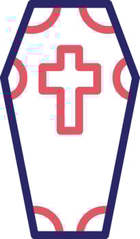 Coffin Vector Icon