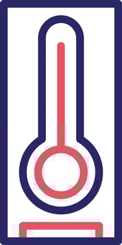 Smart Temperature Vector Icon