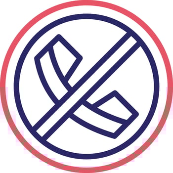 No Phone Vector Icon
