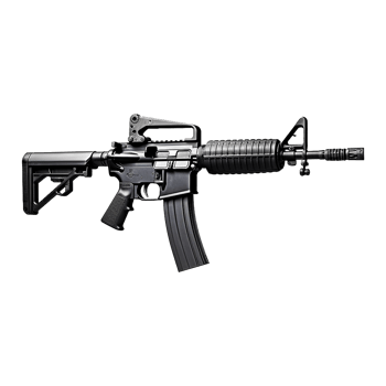AI generated Weapon isolated on transparent background png