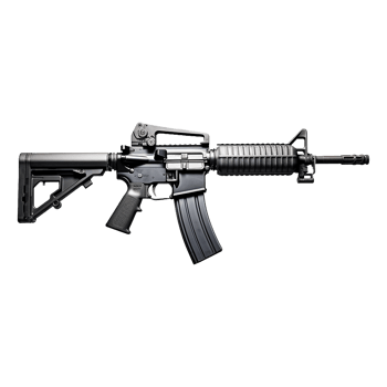 AI generated Weapon isolated on transparent background png
