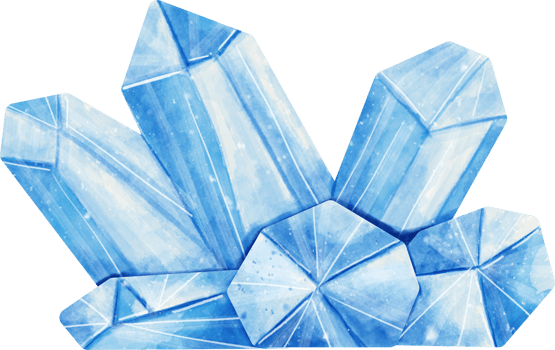 watercolor crystal magic png