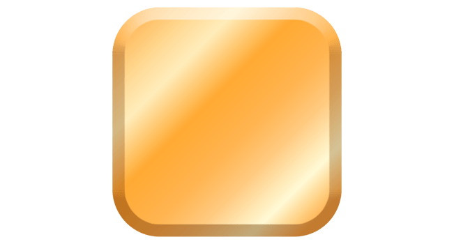 Gold Metal Glossy Button png