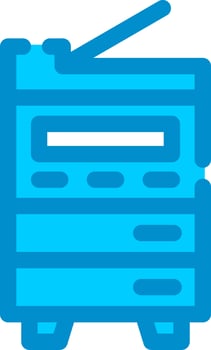 Photocopier Creative Icon Design vector