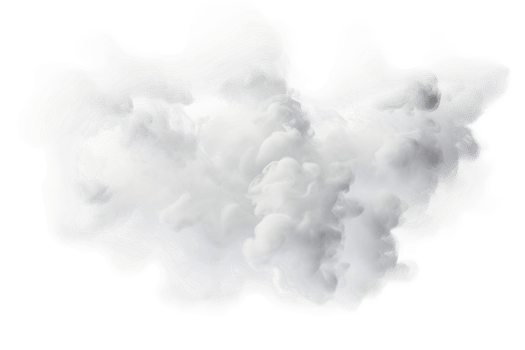 AI generated Dynamic Pearl Smoke On Transparent Background. png