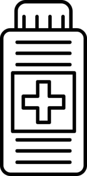 Syrup Line Icon vector