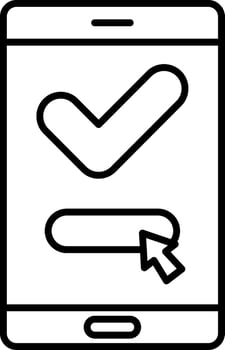 Order Line Icon vector