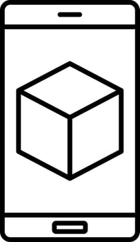 3d Line Icon vector