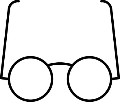 Goggles Line Icon vector