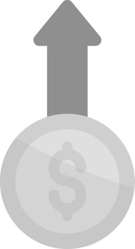 Profit Creative Icon Design vector